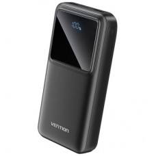 Батарея універсальна Vention 20000 mAh 22.5W Black LED Display Type (FHLB0)