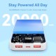 Батарея універсальна Vention 20000 mAh 22.5W Black LED Display Type (FHLB0)