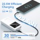 Батарея універсальна Vention 20000 mAh 22.5W Black LED Display Type (FHLB0)