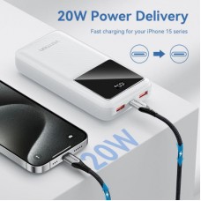 Батарея універсальна Vention 20000 mAh 22.5W Black LED Display Type (FHLB0) - Фото
