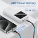 Батарея універсальна Vention 20000 mAh 22.5W Black LED Display Type (FHLB0)