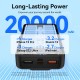 Батарея универсальная Vention 20000 mAh 22.5W with Built-in USB-C and Lightning Cables (FHPB0)