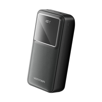 Батарея універсальна Vention 30000 mAh 22.5W Black LED Display Type (FHMB0)