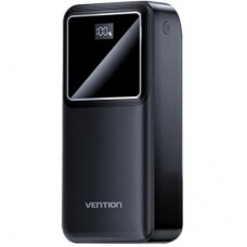 Батарея універсальна Vention 30000 mAh 22.5W Black LED Display Type (FHMB0) - Фото
