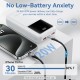 Батарея універсальна Vention 30000 mAh 22.5W Black LED Display Type (FHMB0)