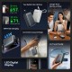 Батарея універсальна Vention 20000 mAh 45 W Mini with Built-in USB-C Cable Gray (FHGH0)