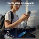 Батарея універсальна Vention 20000 mAh 45 W Mini with Built-in USB-C Cable Gray (FHGH0)