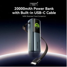 Батарея універсальна Vention 20000 mAh 165W Gray TFT Display Type (FKFH0) - Фото