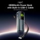 Батарея універсальна Vention 20000 mAh 165W Gray TFT Display Type (FKFH0)