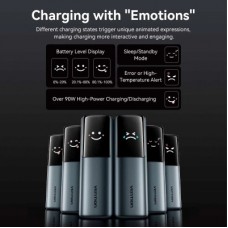 Батарея універсальна Vention 20000 mAh 165W Gray TFT Display Type (FKFH0) - Фото