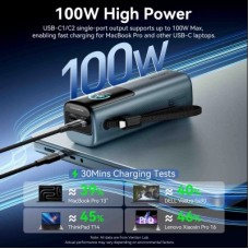 Батарея універсальна Vention 20000 mAh 165W Gray TFT Display Type (FKFH0) - Фото