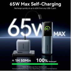 Батарея універсальна Vention 20000 mAh 165W Gray TFT Display Type (FKFH0) - Фото