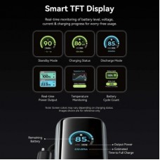 Батарея універсальна Vention 27000 mAh 200 W Gray TFT Display Type (FKGH0) - Фото