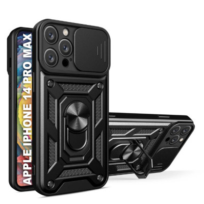 Чохол для мобільного телефона BeCover Military Apple iPhone 14 Pro Max Black (708176)