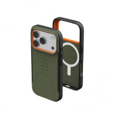 Чохол для мобільного телефона UAG iPhone 17 Pro Civilian MagSafe Olive/Orange (114545117297) Чохол для мобільного телефона UAG iPhone 17 Pro Civilian MagSafe Olive/Orange (114545117297) - Фото
