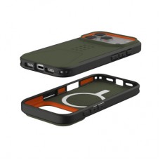Чохол для мобільного телефона UAG iPhone 17 Pro Civilian MagSafe Olive/Orange (114545117297) Чохол для мобільного телефона UAG iPhone 17 Pro Civilian MagSafe Olive/Orange (114545117297) - Фото