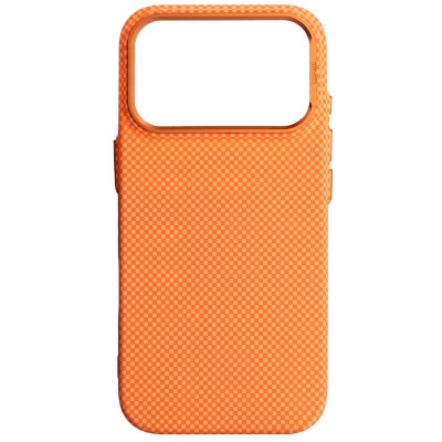 Чехол для мобильного телефона Armorstandart LikeCarbon2 MagCase Apple iPhone 17 Pro Kevlar Orange (ARM88556)