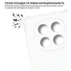 Чохол для мобільного телефона BeCover Anti-Shock Xiaomi Redmi Note 15 5G Clear (715070) - Фото