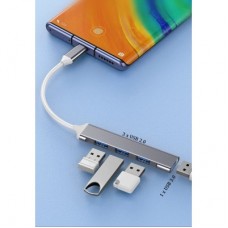 Концентратор XoKo USB-C 3xUSB 2.0 + 1xUSB 3.0 (XK-AC-404) - Фото
