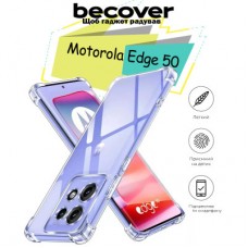 Чохол для мобільного телефона BeCover Anti-Shock Motorola Edge 50 Clear (713149) - Фото