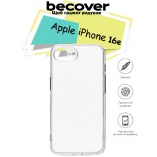 Чохол для мобільного телефона BeCover Apple iPhone 16e Transparancy (713239) - Фото