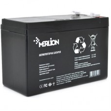 Батарея до ДБЖ Merlion GP1290F2B 12V-9Ah (GP1290F2B) - Фото