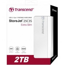 Зовнішній жорсткий диск 2.5" 2 TB Transcend (TS2TSJ25C3S) - Фото