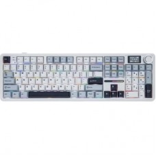 Клавіатура Aula F108 Pro Reaper Switch USB/Bluetooth/2.4G White (6978080501318) - Фото