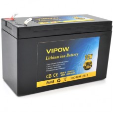 Батарея до ДБЖ Vipow 12 V — 10 Ah Li-ion (VP-12100LI) - Фото