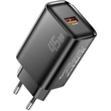 Зарядний пристрій Essager USB-A QC3.0 45 W black (ECT45W-RPB01-Z) - Фото