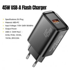 Зарядний пристрій Essager USB-A QC3.0 45 W black (ECT45W-RPB01-Z) - Фото