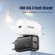 Зарядний пристрій Essager USB-A QC3.0 45 W black (ECT45W-RPB01-Z)