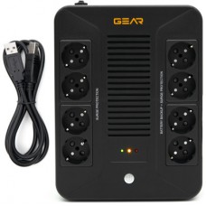 Джерело безперебійного живлення GEAR GU-850PLUS6 - Фото