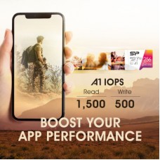 Картка пам'яті Silicon Power 32 GB microSD class10 UHS-I A1 V10 Elite COLOR (SP032GBSTHBV1V20SP) - Фото