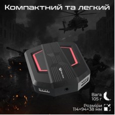 Концентратор Meetion USB-C 6-in-1 3xUSB + 2xUSB-C + 3.5mm black (MT-AP015-A) - Фото