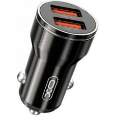 Зарядний пристрій XO 2xUSB 12 W black (CC48.black)