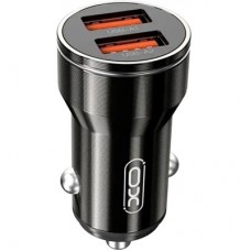 Зарядний пристрій XO 2xUSB 12 W black (CC48.black) - Фото