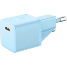 Зарядний пристрій Baseus USB-C PD20W GaN blue (CCGN050103) - Фото