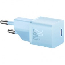Зарядний пристрій Baseus USB-C PD20W GaN blue (CCGN050103) - Фото
