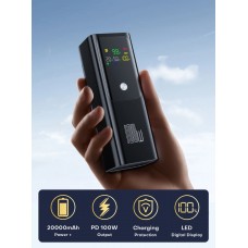 Павербанк для ноутбука QOOVI PD 100W 20000mah Power Bank - Фото
