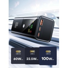 Павербанк для ноутбука QOOVI PD 100W 20000mah Power Bank - Фото