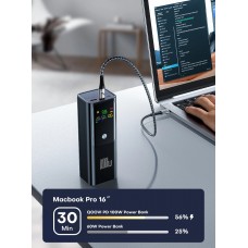Павербанк для ноутбука QOOVI PD 100W 20000mah Power Bank - Фото