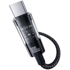 Дата кабель USB-C to USB-C 1.0m 100 W black Baseus (1167202) - Фото
