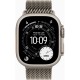 Смарт-часы Apple Watch Ultra 3 GPS + Cellular 49mm Natural Titanium Case with Natural Titanium Milanese Loop - Me (MEWY4QP/A)