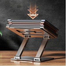Підставка для ноутбука RTAKO RS-CP75A Dual-Layer Carbon Steel Laptop Stand (6930539527331) - Фото