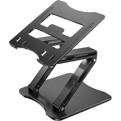 Подставка для ноутбука RTAKO RS-CP75D 3-Level ROTATING Black (6930539537286)