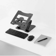 Підставка для ноутбука RTAKO RS-CP75D 3-Level ROTATING Black (6930539537286) - Фото