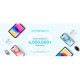 Батарея універсальна Anker 20000 mAh 22.5W Built-In USB-C Cable White (A110EH21)