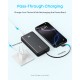 Батарея універсальна Anker 20000 mAh 22.5W Built-In USB-C Cable White (A110EH21)