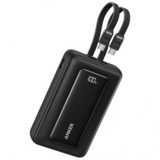 Батарея універсальна Anker 20000 mAh 45 W Built-In Dual USB-C Cables Black (A1681H12)